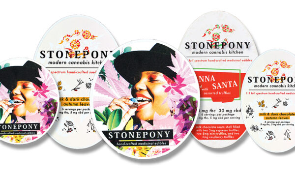 Oval Labels for Stonepony Edibles